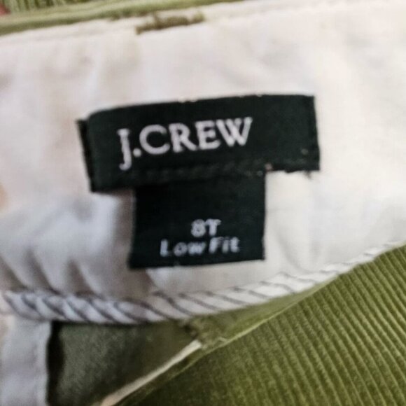 J. Crew Womens 8T Vintage Y2K Green Corduroy Flare Pants - Picture 7 of 16